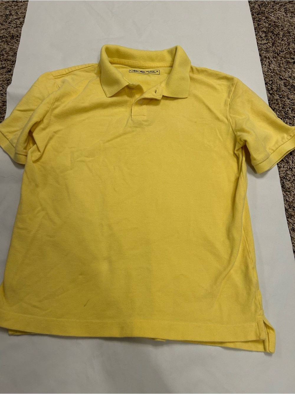 Cherokee Yellow Boys Polo Shirt